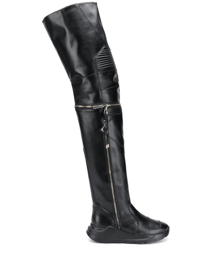 Toga Pulla Over-the-knee Boots - Black
