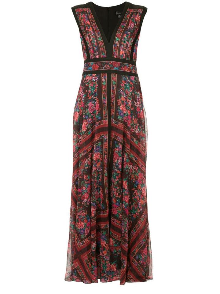 Tadashi Shoji Rosewood Floral Dress