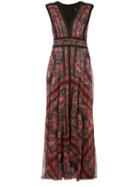 Tadashi Shoji Rosewood Floral Dress