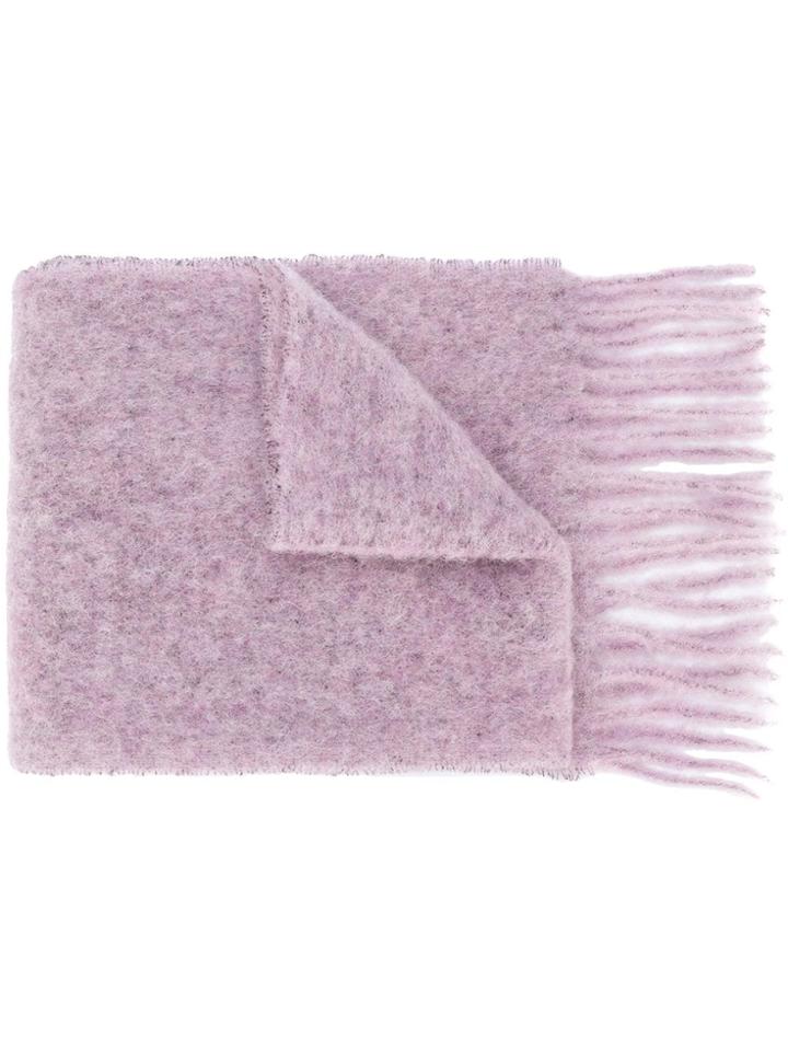 Filippa-k Chunky Wool Scarf - Pink