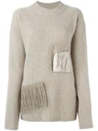 Stella Mccartney Distressed Round Neck Jumper