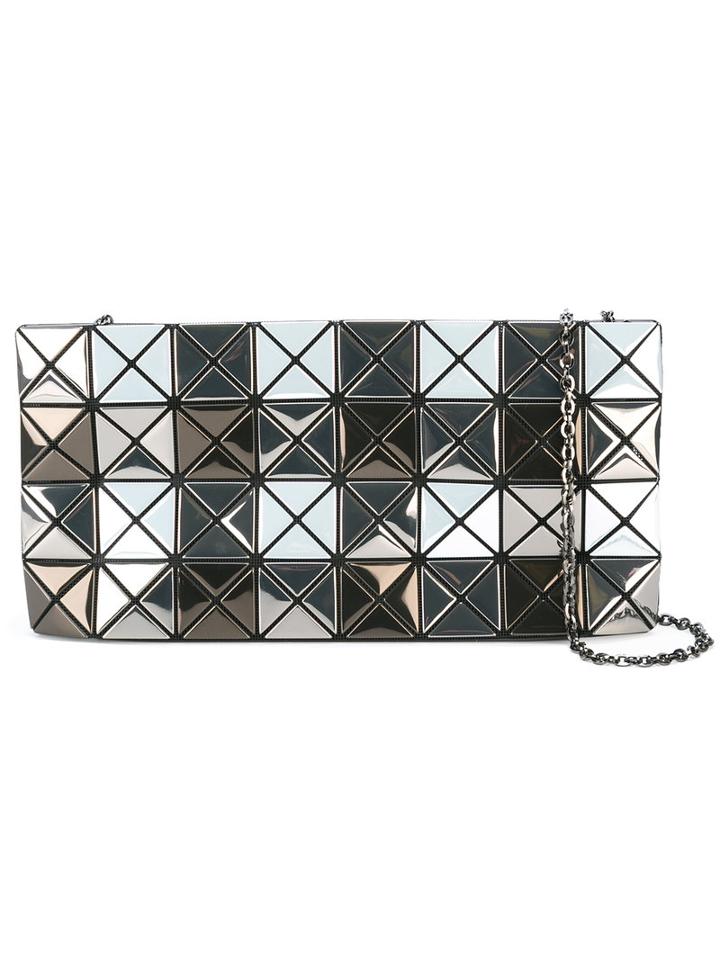 Bao Bao Issey Miyake Triangles Cross Body Bag, Women's, Grey, Polyurethane/polyester/nylon/brass