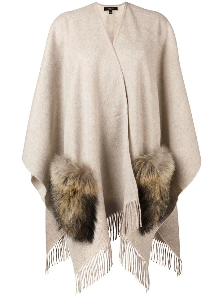 Max Mara Kuens Poncho - Nude & Neutrals