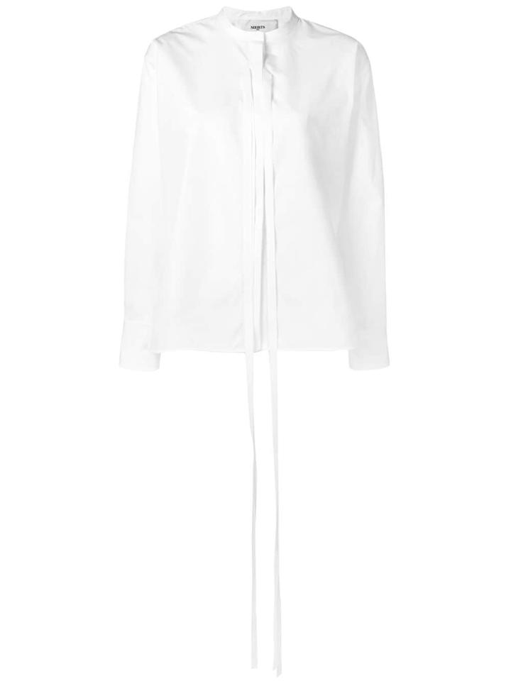 Ports 1961 Tie Blouse - White