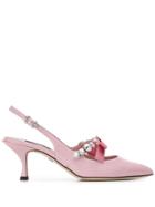 Dolce & Gabbana Lori Slingback Pumps - Pink