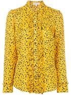 Michael Michael Kors Floral Print Shirt - Yellow & Orange