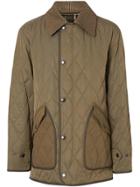 Burberry Quilted Barn Jacket - Green
