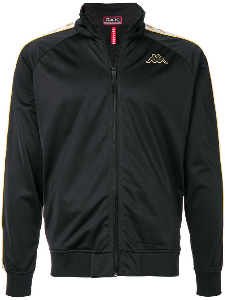 Kappa Logo Zipped Sweatshirt - Black