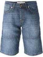 Marni Denim Shorts, Women's, Size: 26, Blue, Cotton/linen/flax