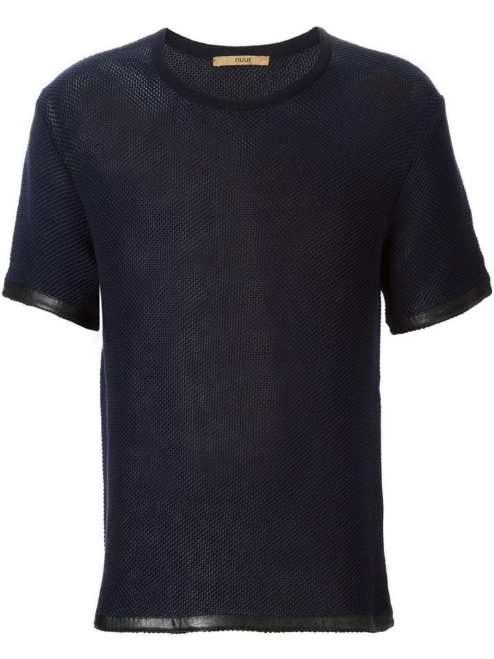 Nuur Perforated Sweater, Men's, Size: 50, Blue, Polyester/polyurethane