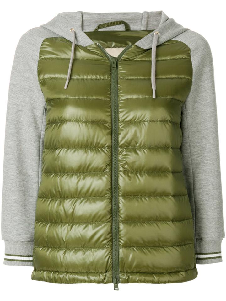 Herno Padded Bomber Jacket - Green