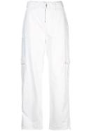 Jonathan Simkhai Classic Denim Cargo Trousers - White