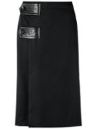 Reinaldo Lourenço - Midi Skirt - Women - Wool - 38, Black, Wool