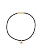 Nialaya Jewelry Evil Eye Charm Choker Necklace