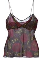 John Galliano Vintage Printed Top And Skirt Set
