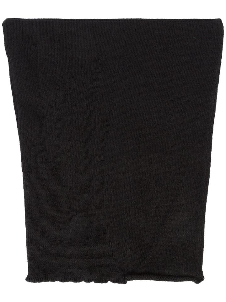 Label Under Construction Square Beanie - Black