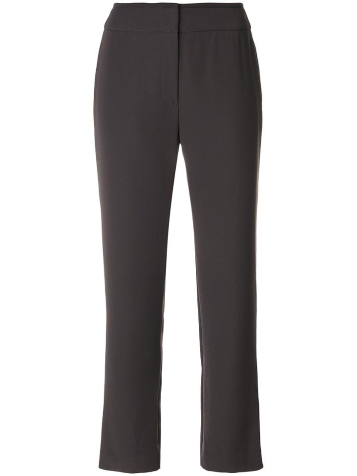 Armani Collezioni Cropped Trousers - Grey