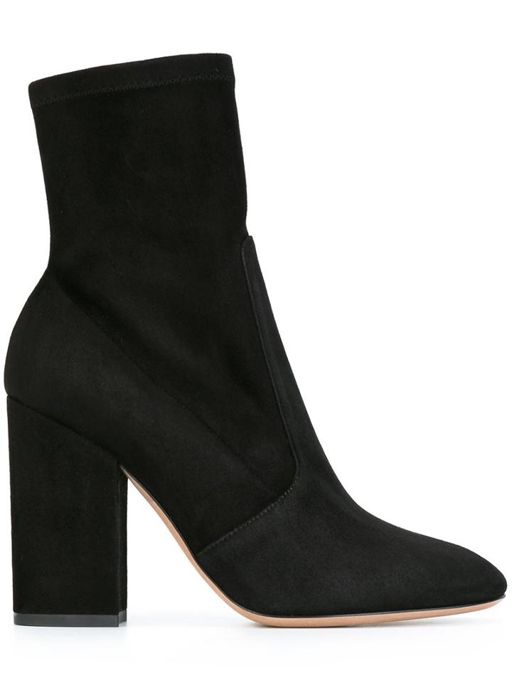 Valentino Block Heel Boots