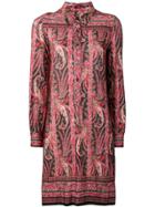 Isabel Marant Paisley Pattern Shirt Dress - Red