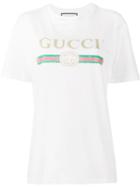 Gucci - Gucci Print T-shirt - Women - Cotton - L, White, Cotton