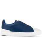 Ermenegildo Zegna Couture Lace-up Sneakers - Blue