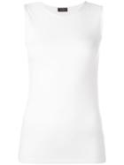 Joseph Sleeveless Tank Top, Women's, Size: Xs, White, Lyocell/cotton/spandex/elastane