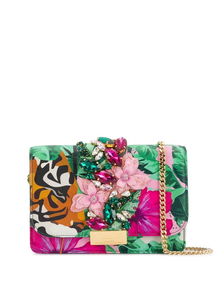 Gedebe Cliky Tiger Flower Bag - Green