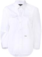 Dsquared2 - Chest Pocket Shirt - Women - Cotton - 42, White, Cotton