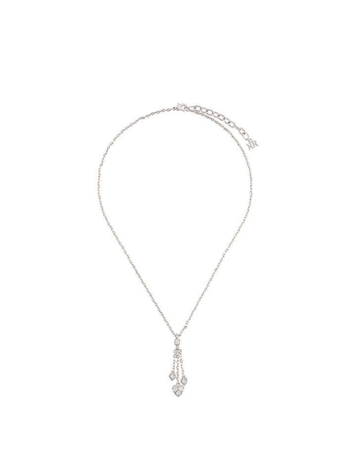 Nina Ricci Vintage 1980s Vintage Nina Ricci Heart Necklace - Metallic