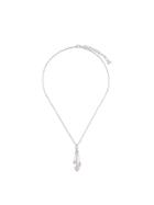 Nina Ricci Vintage 1980s Vintage Nina Ricci Heart Necklace - Metallic
