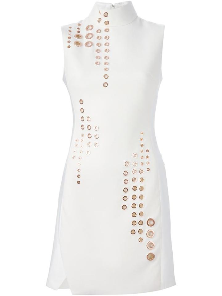 Mugler Eyelet Detailing Dress