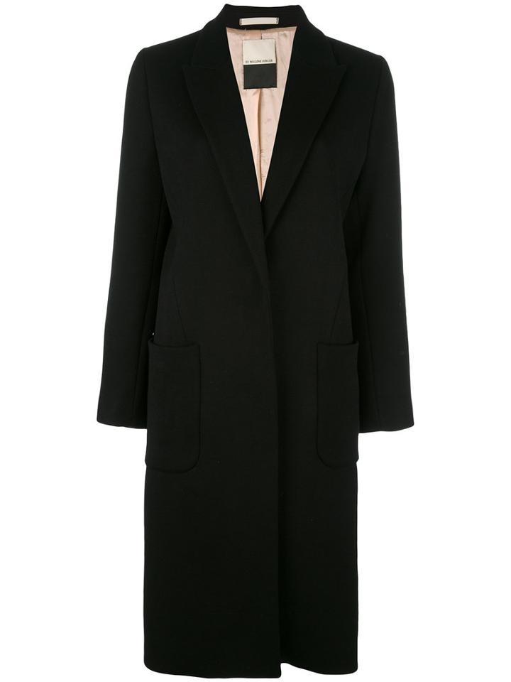 By Malene Birger Nulania Coat, Women's, Size: 38, Black, Ramie/triacetate/viscose/spandex/elastane
