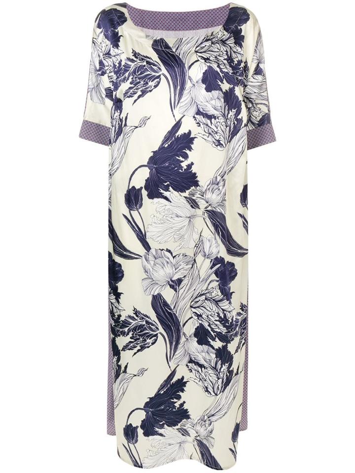 Stefano Mortari Long Kaftan Dress - Blue