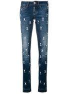 Philipp Plein Playboy Skinny Jeans - Blue