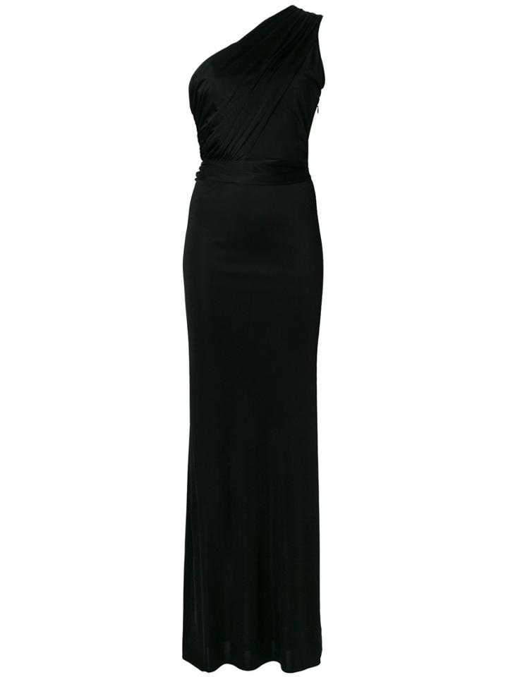 Lanvin One-shoulder Gown - Black