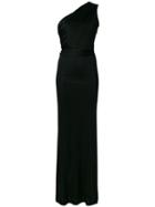 Lanvin One-shoulder Gown - Black