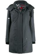 Moose Knuckles Padded Hooded Parka Coat - Grey
