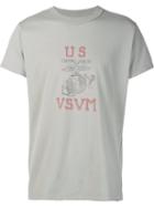 Visvim Logo Print T-shirt, Men's, Size: 5, Green, Cotton