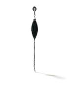 Fairfax & Roberts 18kt White And Yellow Gold Enamel And Diamond Drop