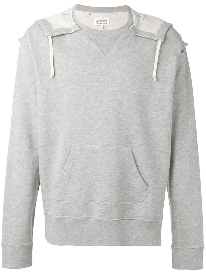 Maison Margiela - Oversize Hooded Sweatshirt - Men - Cotton - 48, Grey, Cotton