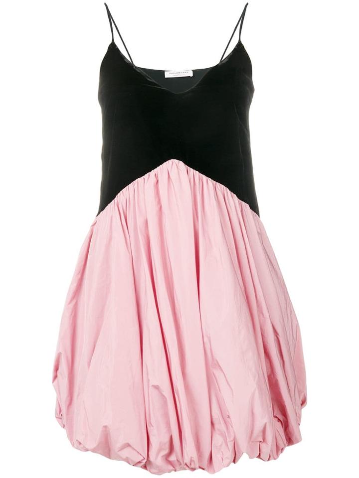Philosophy Di Lorenzo Serafini Twisted Hem Dress - Pink & Purple