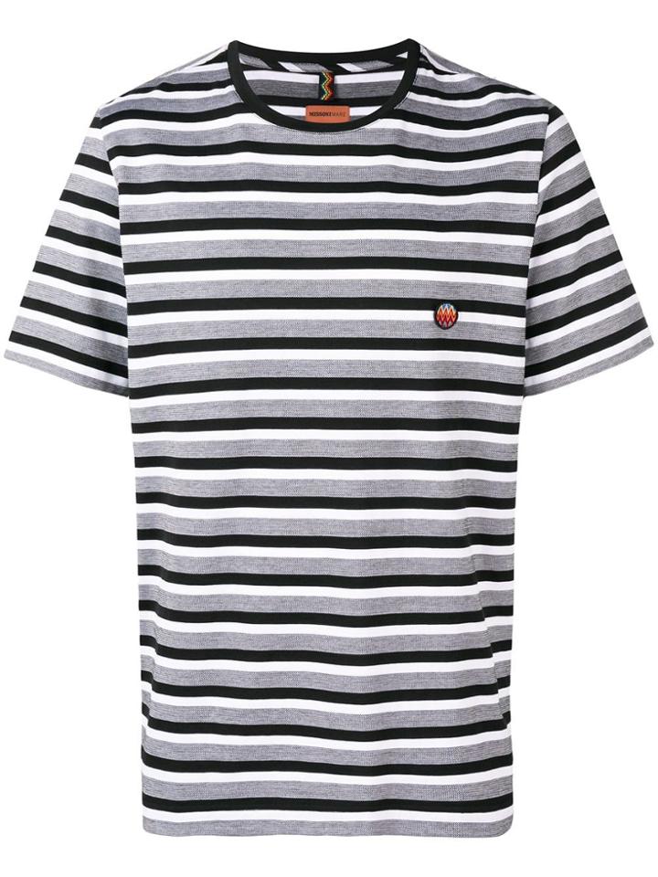 Missoni Mare Striped T-shirt - Black