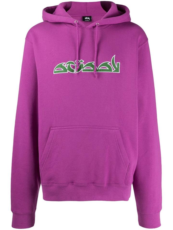 Stussy Printed Hoodie - Pink