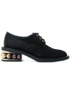 Nicholas Kirkwood Casati Pearl Derby Shoes - Black