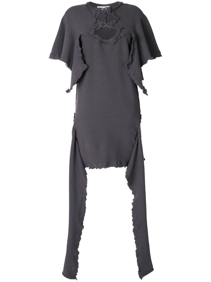 Jw Anderson Mini Sweat Dress - Grey