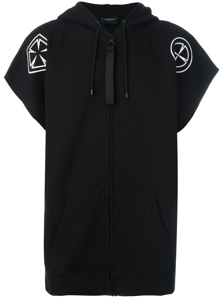 Marcelo Burlon County Of Milan Mauricio Hoodie, Men's, Size: Xs, Black, Cotton/polyester
