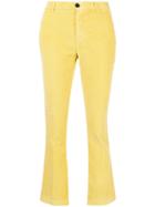 Department 5 Flared Corduroy Trousers - Yellow & Orange