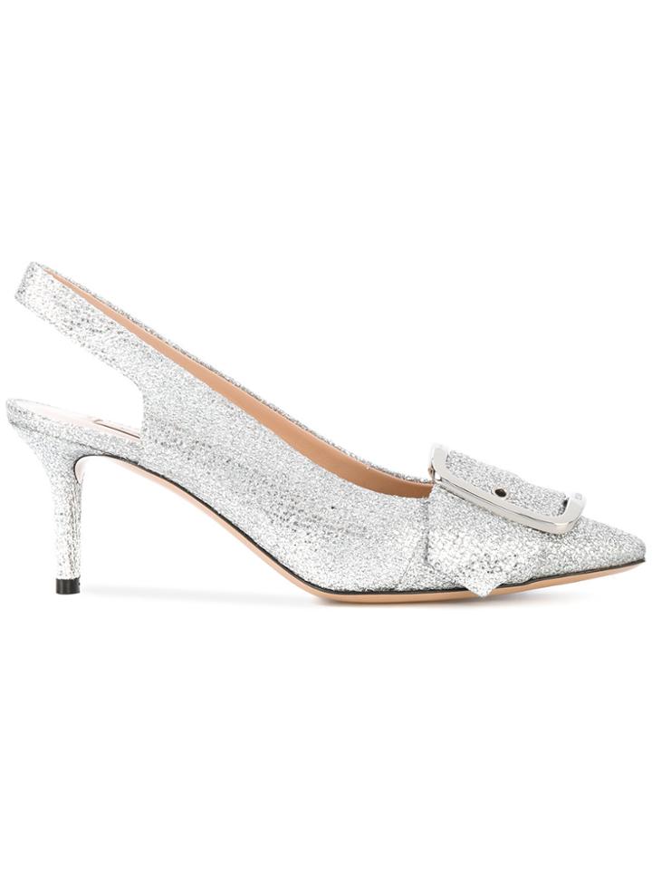 Casadei Glittered Slingback Alexa Pumps - Unavailable