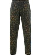 Pierre-louis Mascia Leopard Joggers - Green