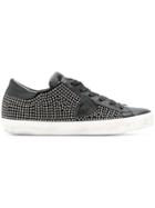 Philippe Model Beaded Lace-up Sneakers - Black